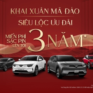 vinfast-tang-qua-tet-khung-len-toi-3-nam-sac-pin-mien-phi-cho-khach-hang